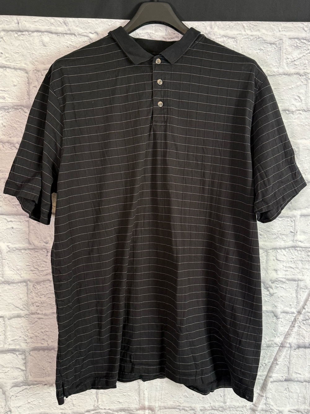 Men’s Big & Tall Oak Hill Striped Polo 4XLT